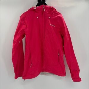Patagonia H2No Gorp Pink Hooded Rain Jacket Lightweight Outdoor Full Zip Medium